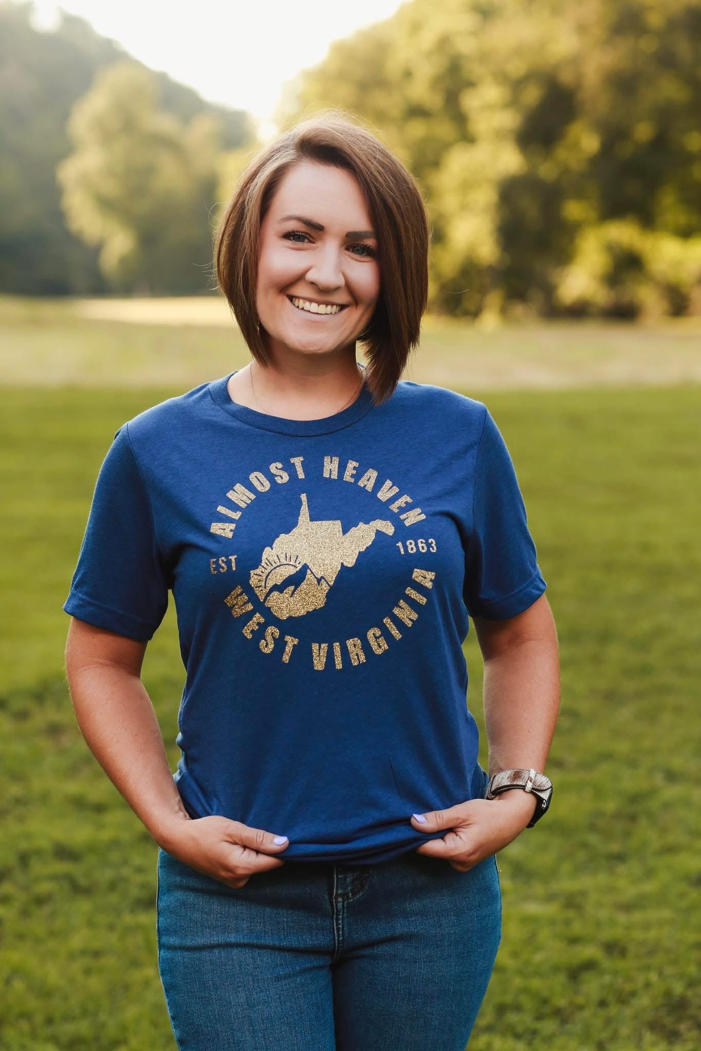 Almost Heaven WV Tee