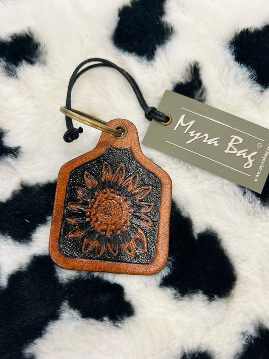 Sunflower - Small Key Fob