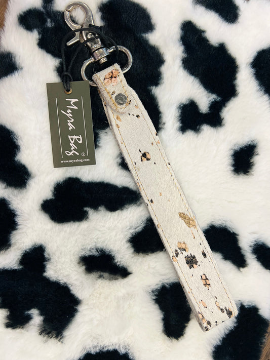 Ivory Snakeskin - Wristlet