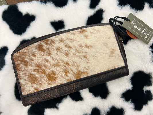 Leather w/ Camel Hairon - Wallet