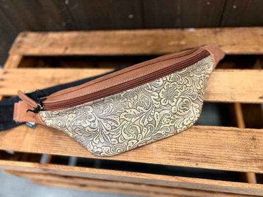 Embossed Floral - Fanny Pack/Crossbody