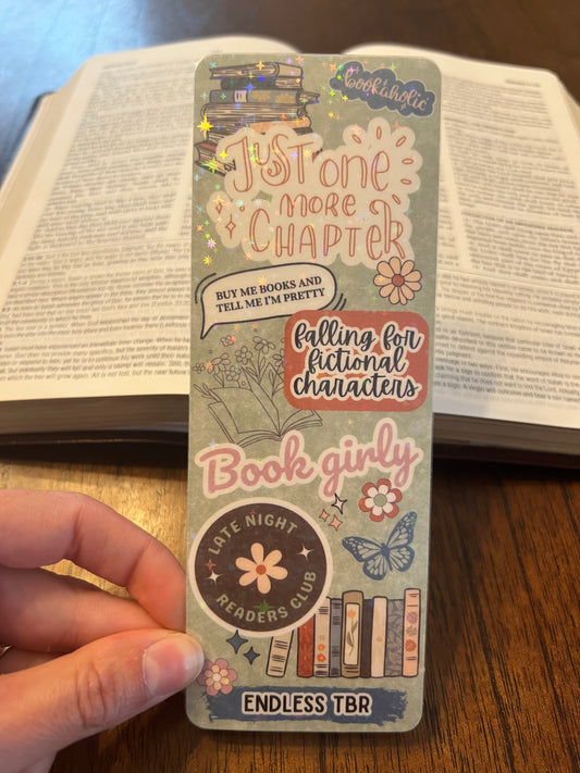Book Girly - Holographic Bookmark