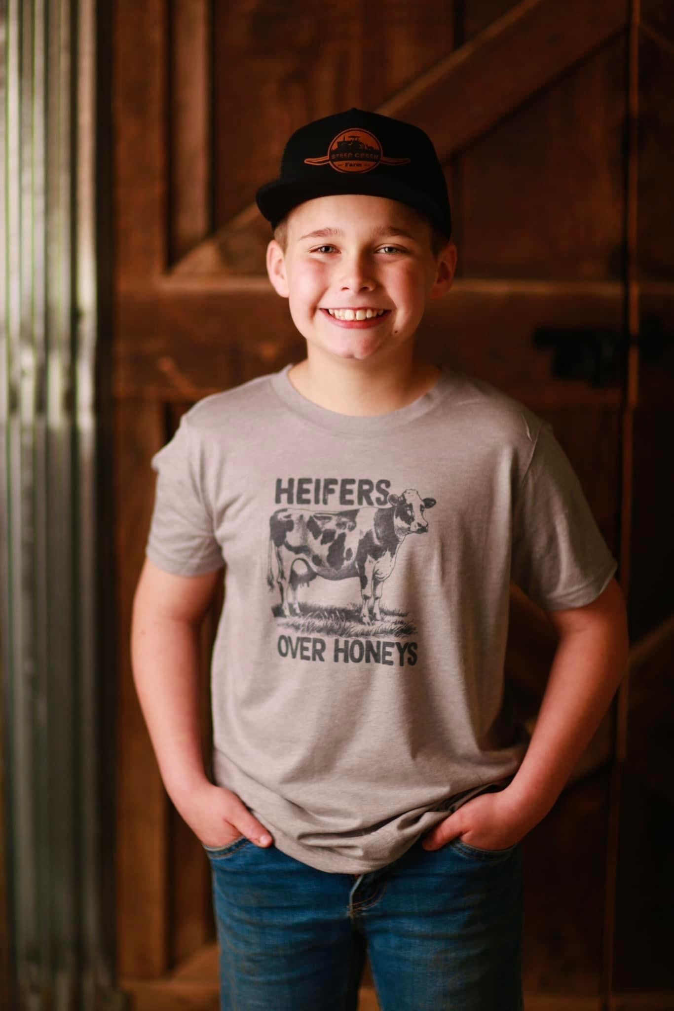 Heifers Over Honeys - Youth Tee