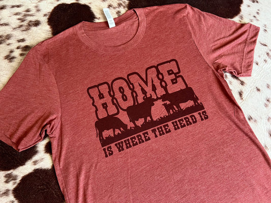 Where The Herd Is Tee